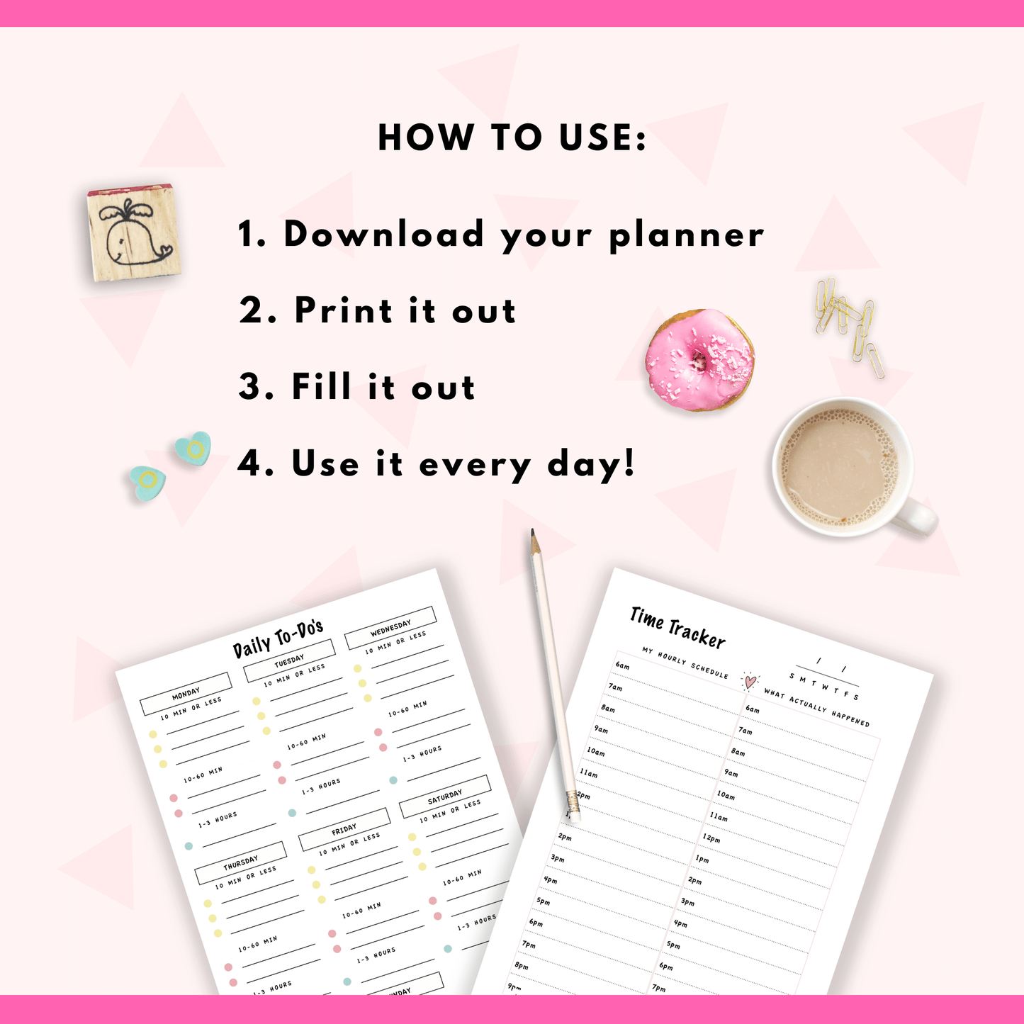 How to use The Creative Boss Planner