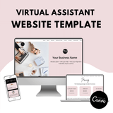 Website template for Virtual Assistants. Build your website in a day!