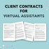 Client contracts for virtual assistants - just edit and send!
