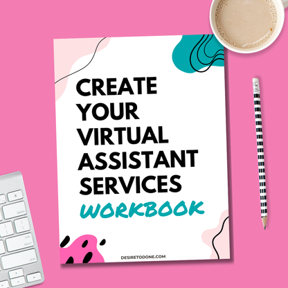 Printable workbook for create your VA services.