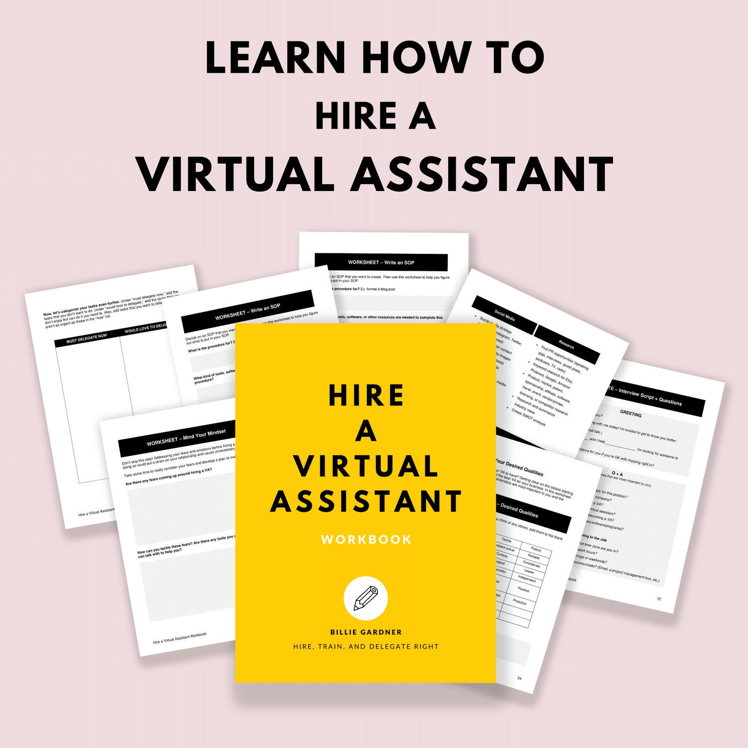 Hire a Virtual Assistant Workbook