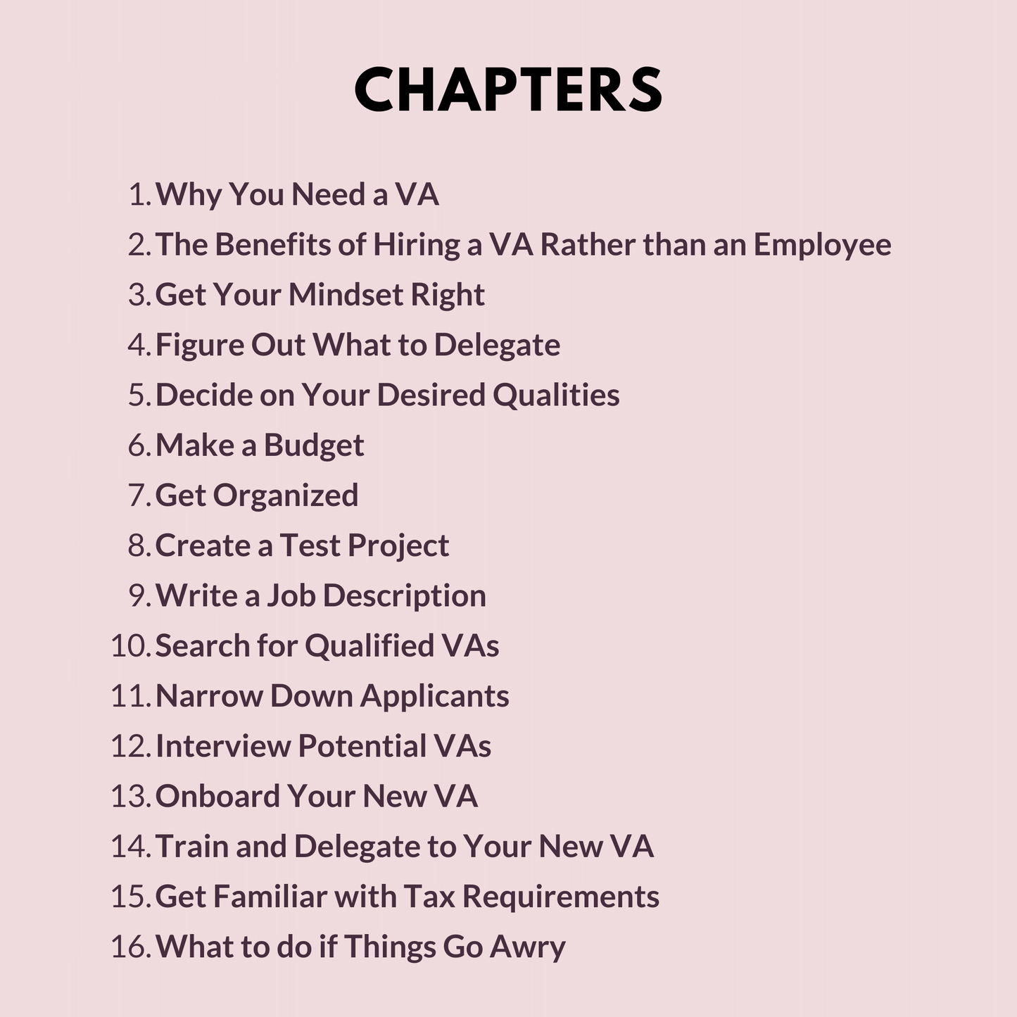 Hire a Virtual Assistant Workbook
