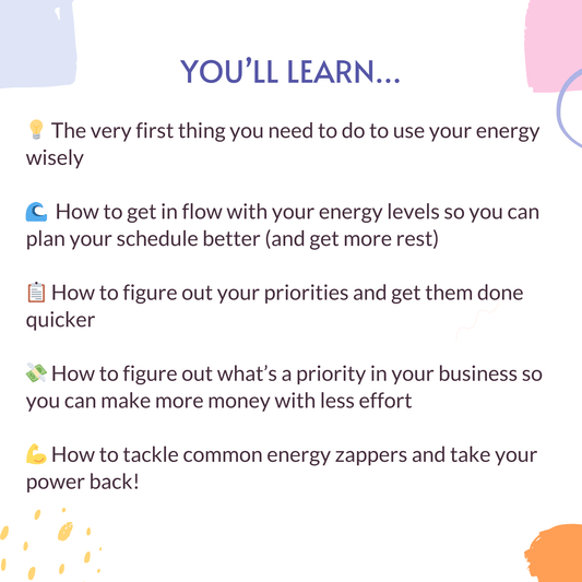 What you'll learn inside the Do More with Less Energy Workshop.
